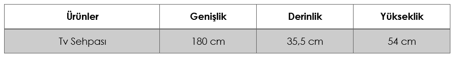 Nisa Tv Sehpası