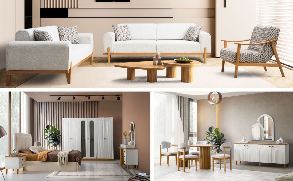 Yamaç Mobilya’dan İskandinav ve Bohem Tarzında İndirimli Düğün Paketleri