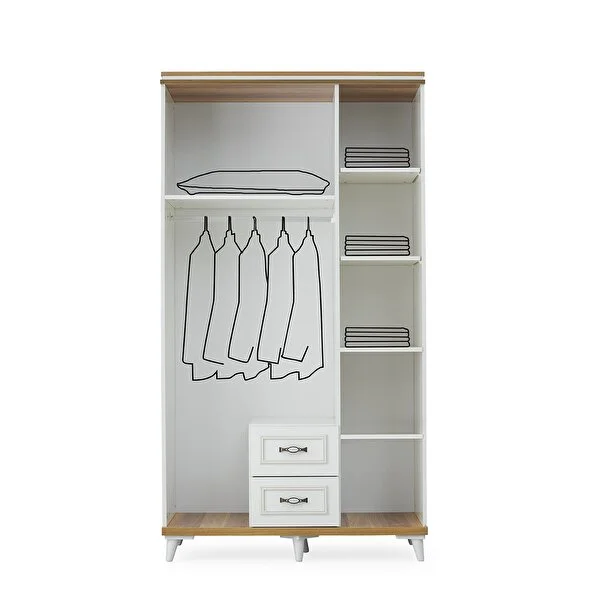 ÇINAR 3 KAPILI DOLAP