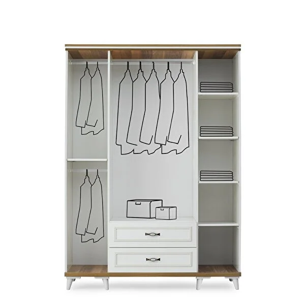 ÇINAR 4 KAPILI DOLAP