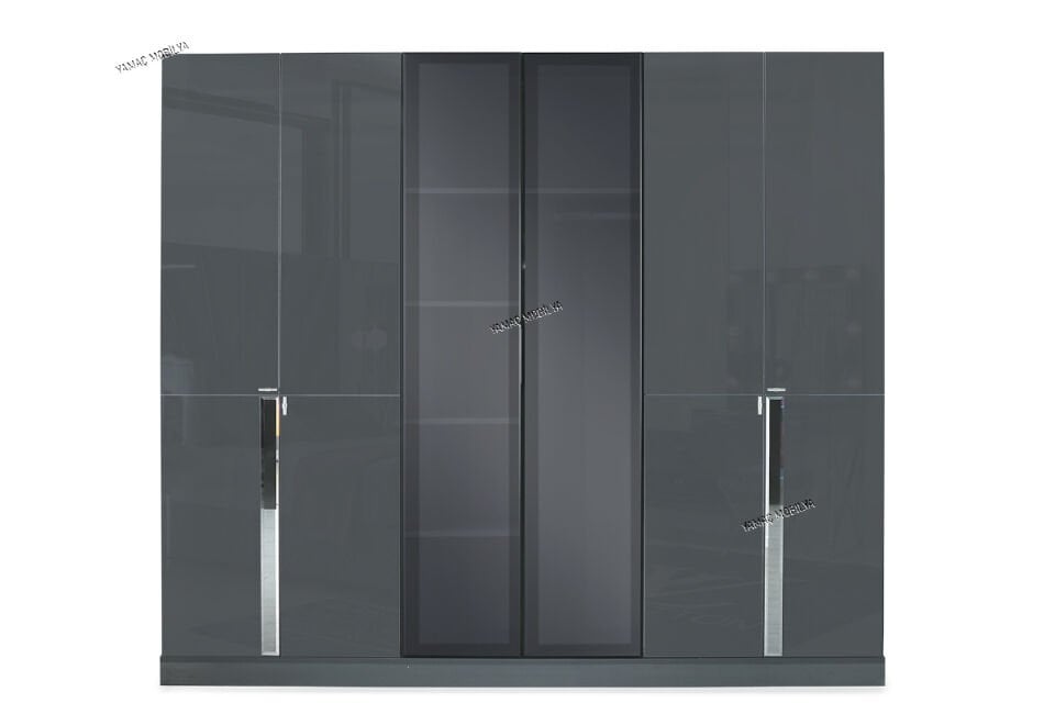 PORTO YATAK ODASI Gardırop + Şifonyer & Ayna + 2 Komodin + Başlık