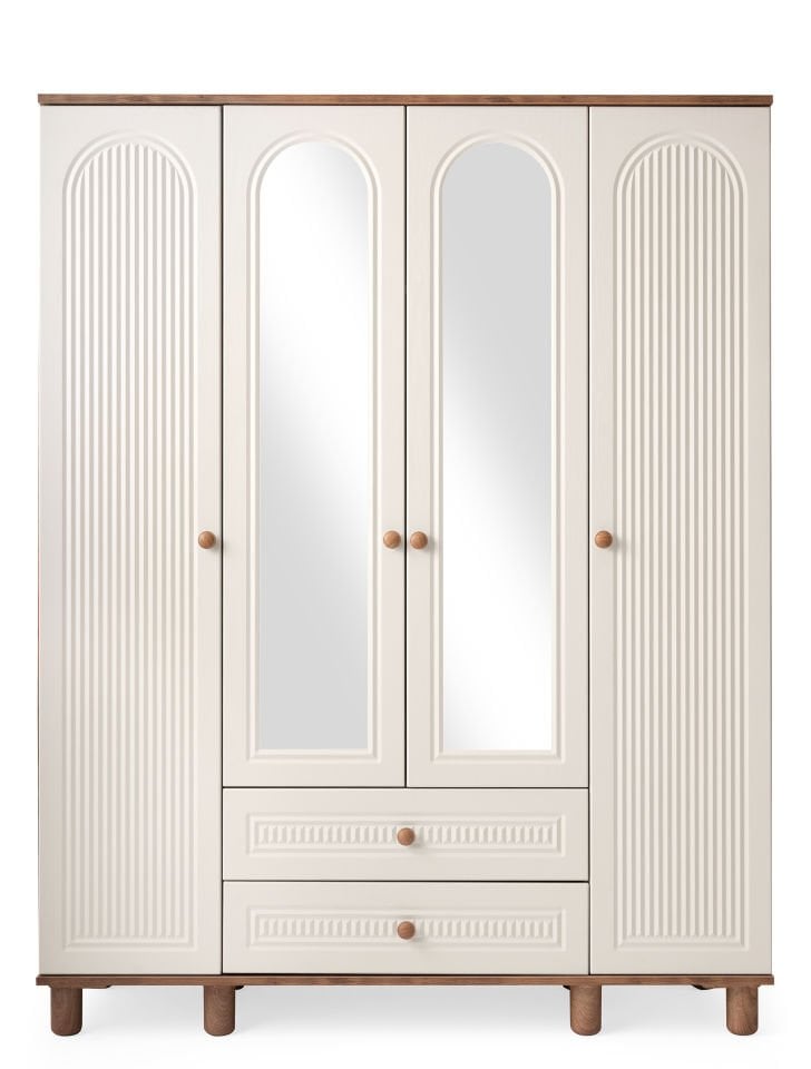 MASAL 4 KAPILI DOLAP (CEVİZ)