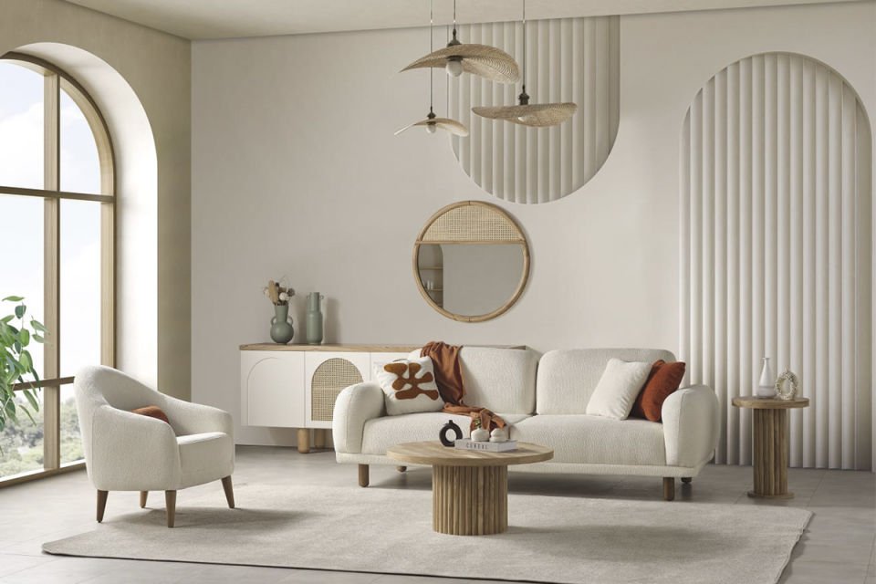 LUNA SALON TAKIMI 3 + 3 + 1 + 1 ( Tam Takım )