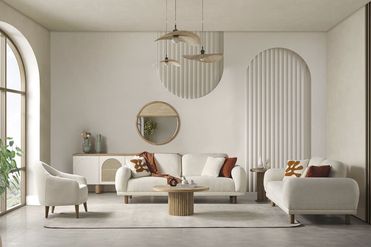 LUNA SALON TAKIMI 3 + 3 + 1 + 1 ( Tam Takım )