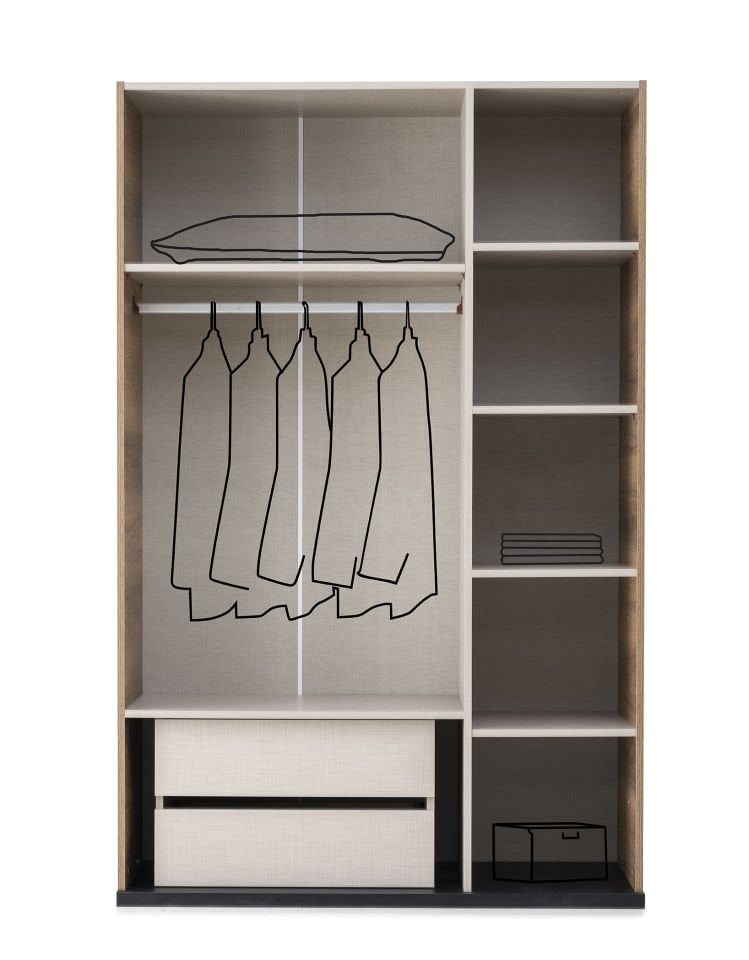 BEYOĞLU 3 KAPILI DOLAP