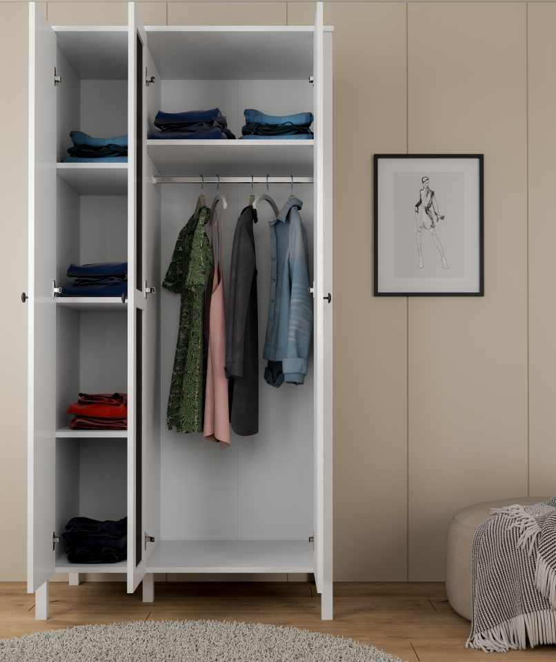 ROBİN 3 KAPILI DOLAP