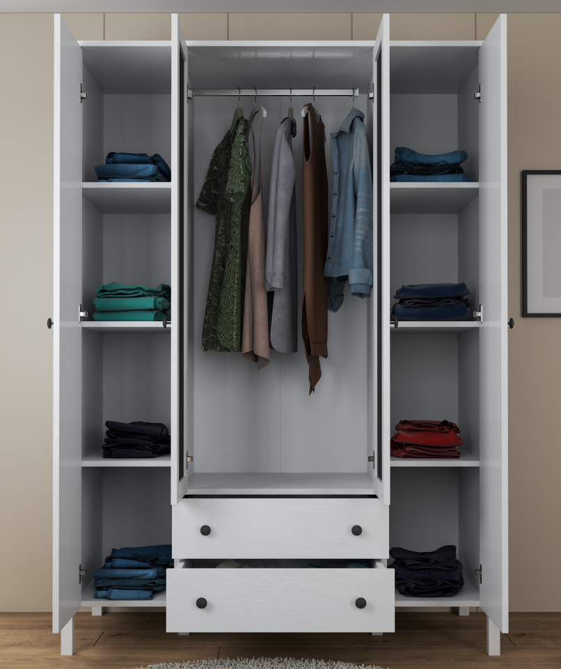 ROBİN 4 KAPILI DOLAP