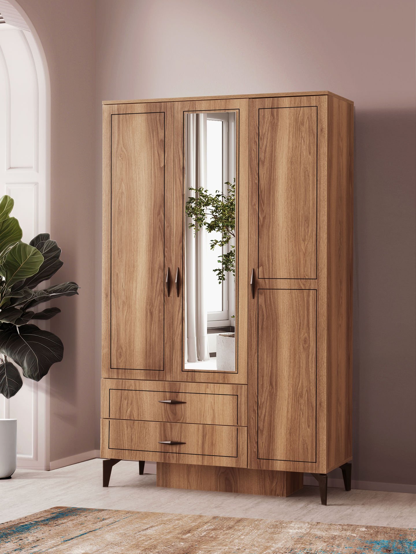 HAZAR 3 KAPILI DOLAP