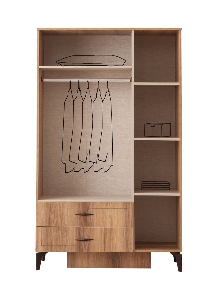 HAZAR 3 KAPILI DOLAP