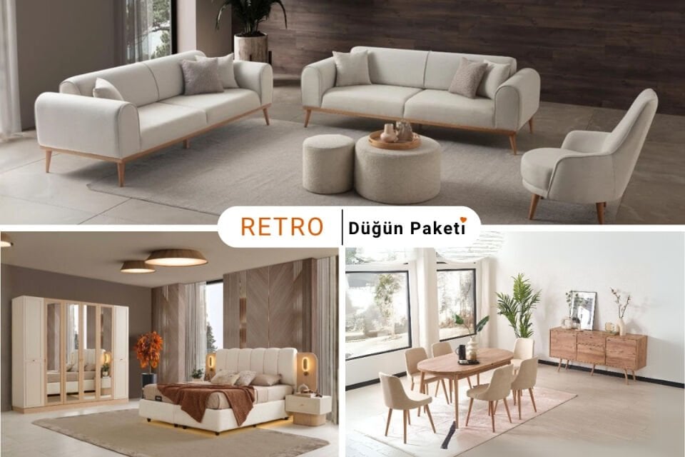 RETRO DÜĞÜN PAKETİ