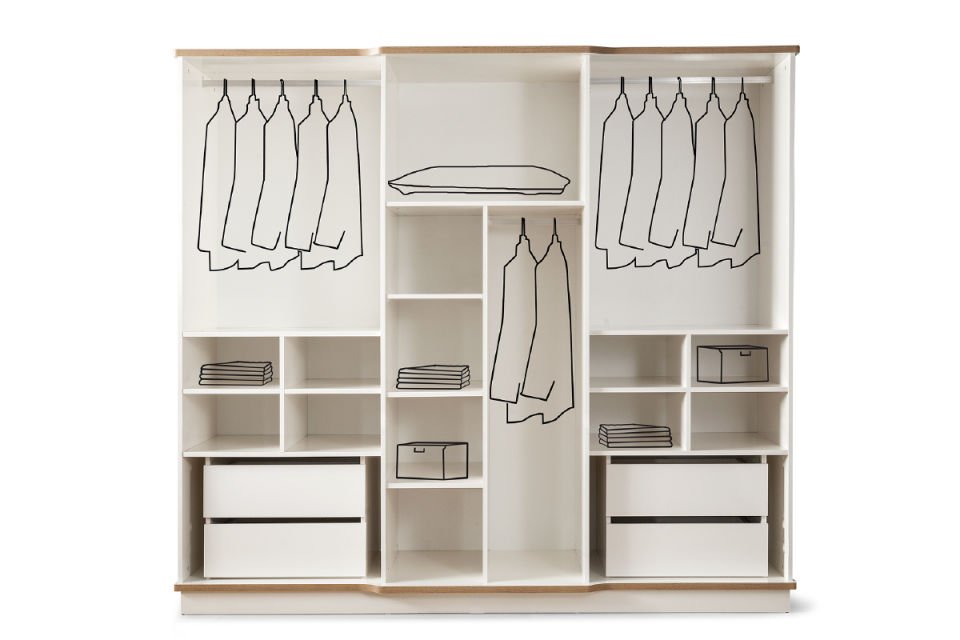 VİYANA 6 KAPILI DOLAP