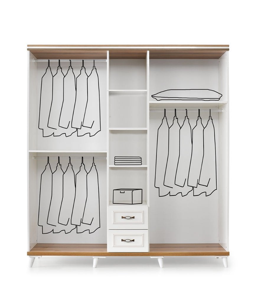 ÇINAR 5 KAPILI DOLAP