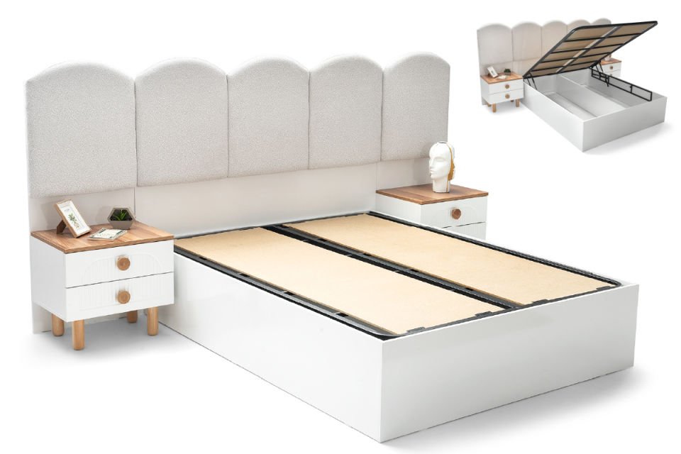 ALYA YATAK ODASI Karyola(Bazalı)