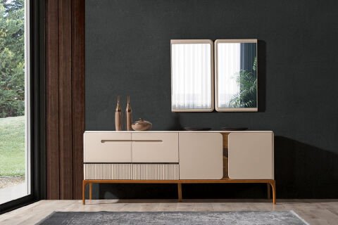 NİRVANA YEMEK ODASI Konsol + Ayna