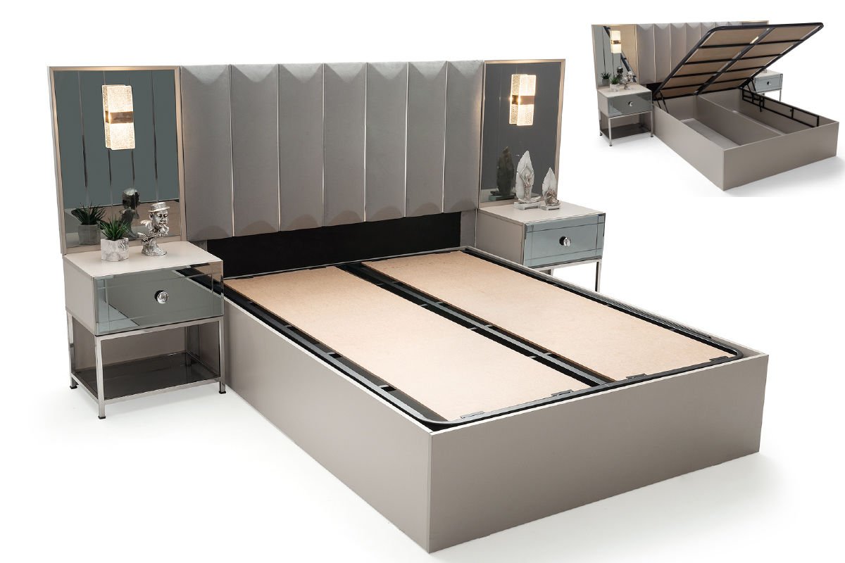 HAZAL YATAK ODASI Karyola(Bazalı)