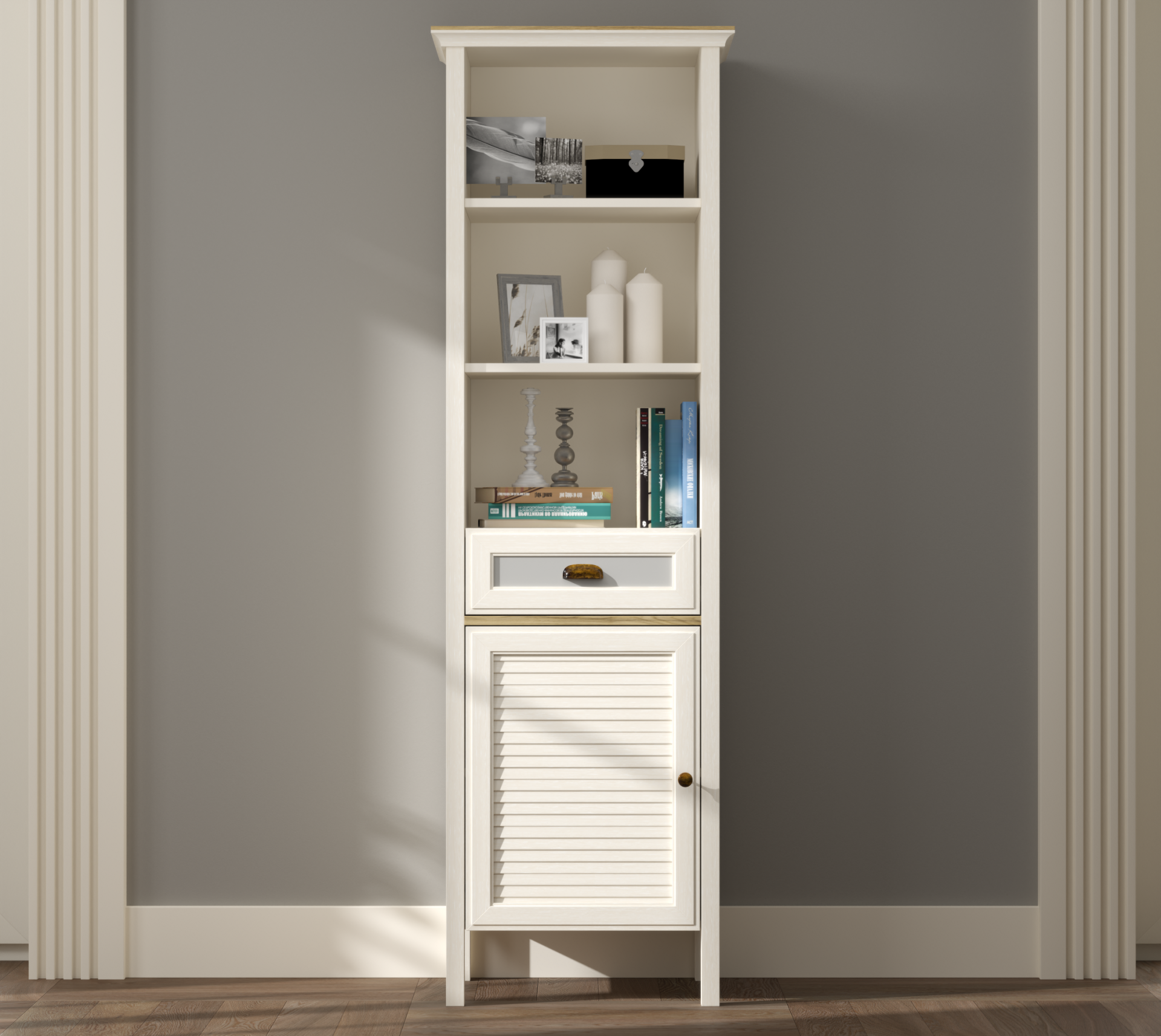 AURA TEK KAPAKLI VİTRİN