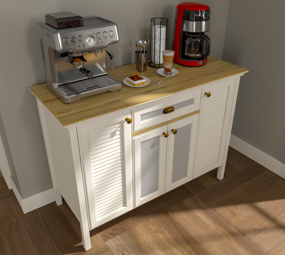 NATURA KAHVE DOLABI ( 125 CM )