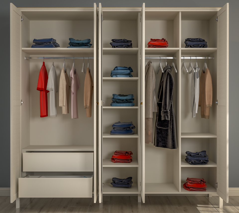 LUNA 5 KAPAKLI DOLAP