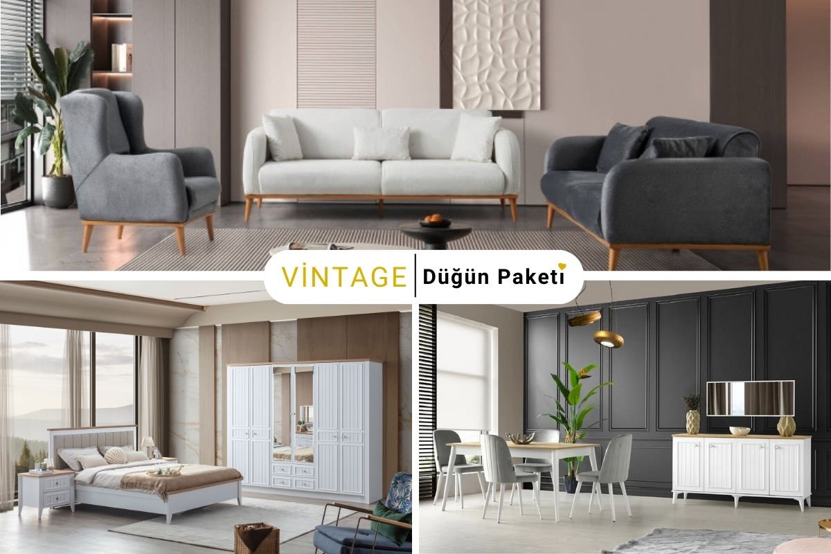 VİNTAGE DÜĞÜN PAKETİ