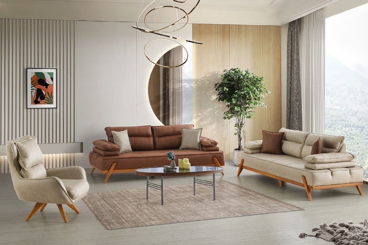 KONFOR SALON TAKIMI 3 + 3 + 1