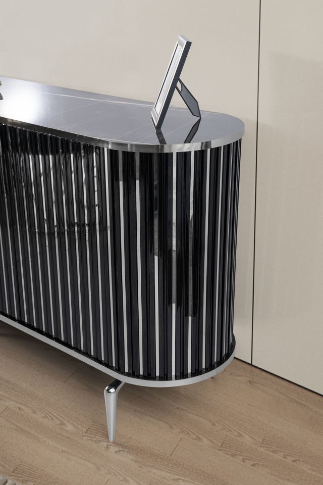 NEHİR YEMEK ODASI BLACK GOLD