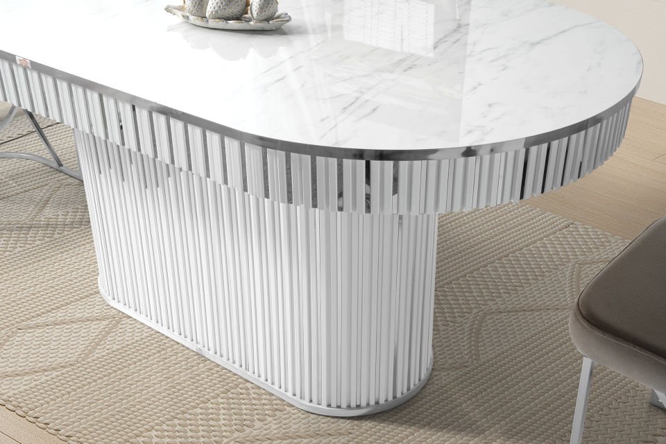 NEHİR YEMEK ODASI GÜMÜŞ