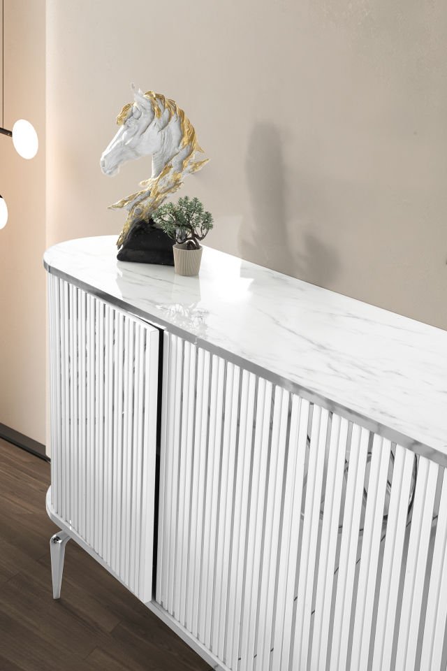 NEHİR YEMEK ODASI GÜMÜŞ