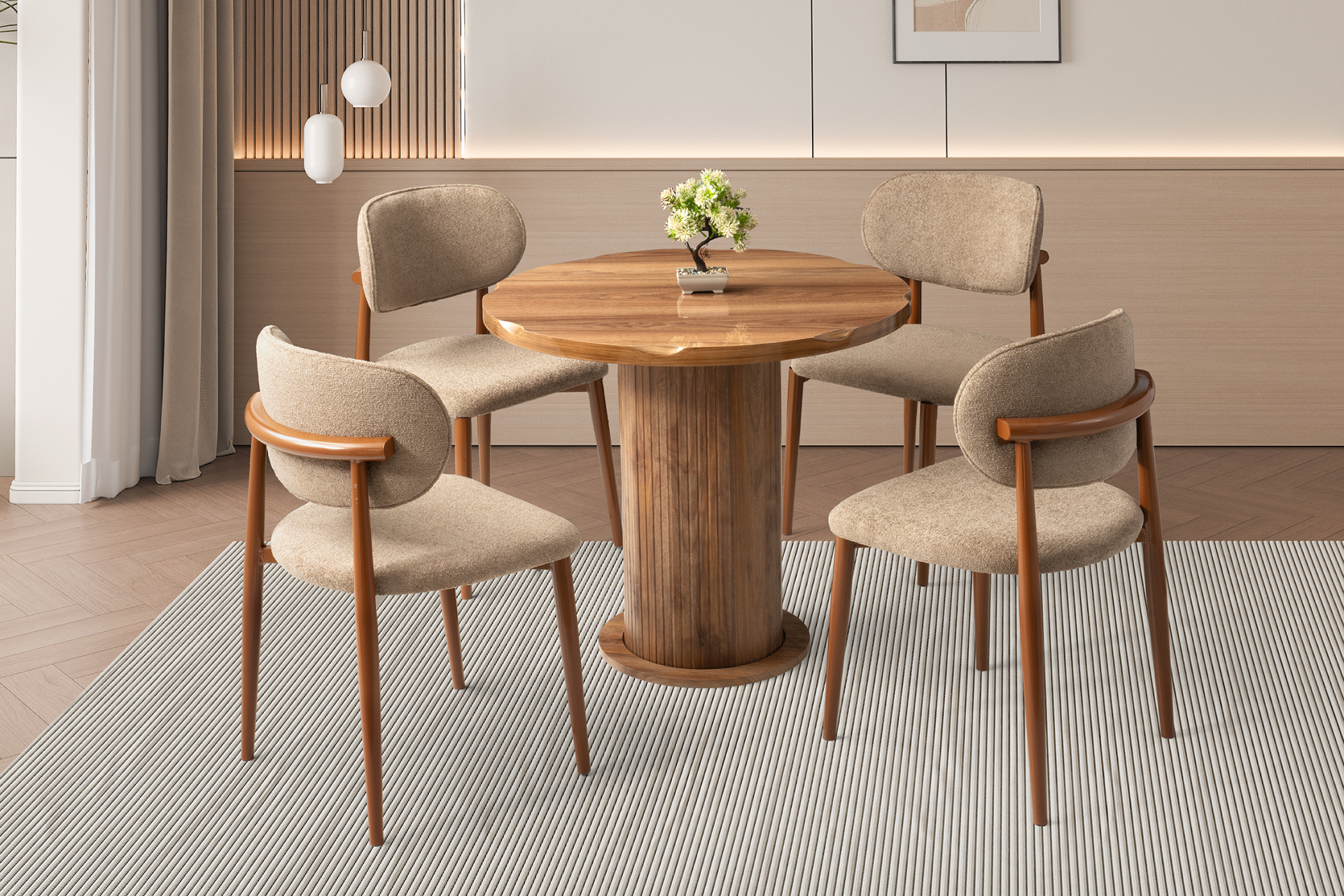 BOHEM OVAL MASA TAKIMI