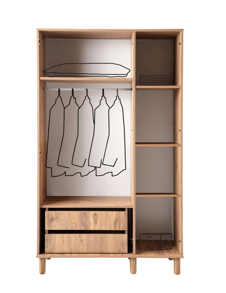 EZGİ 3 KAPILI DOLAP