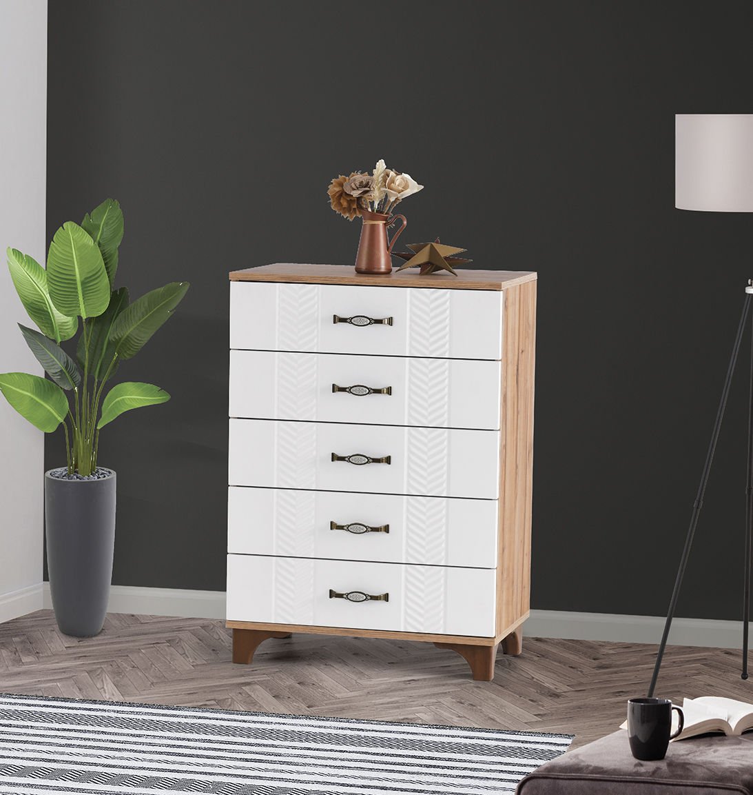 TUĞÇE 5 ÇEKMECELİ ŞİFONYER