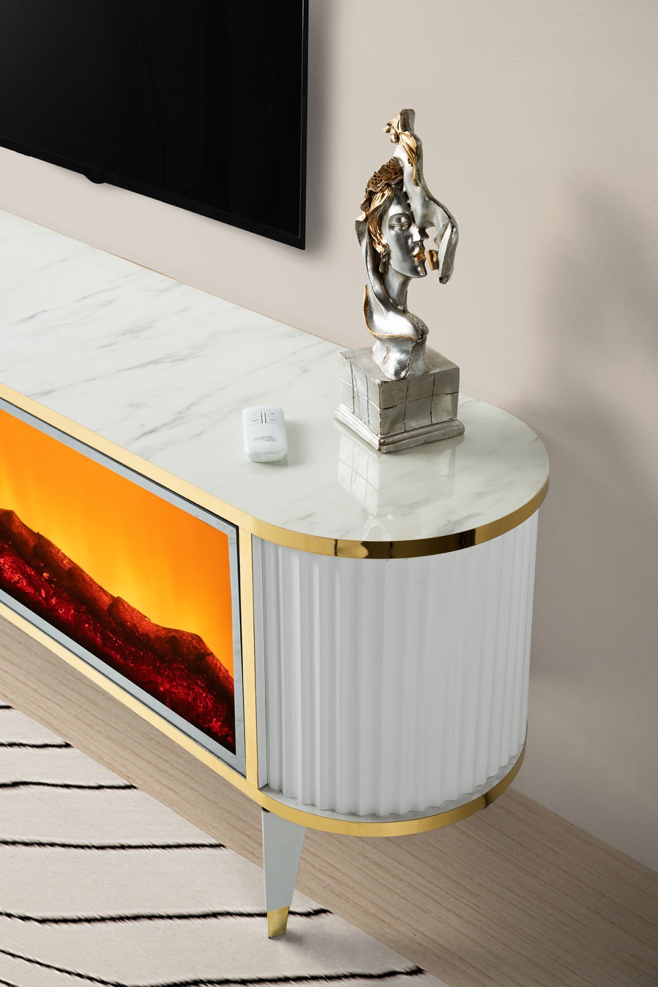 CEYLAN TV SEHPASI BEYAZ (Gold Ayak)