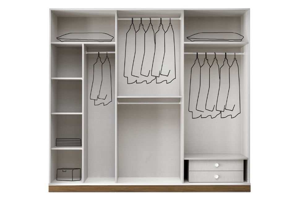 PERGE YATAK ODASI Şifonyer + Ayna