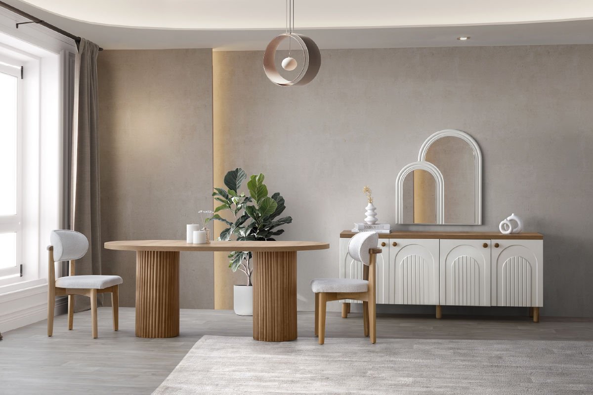 SEYHAN YEMEK ODASI Konsol + Ayna